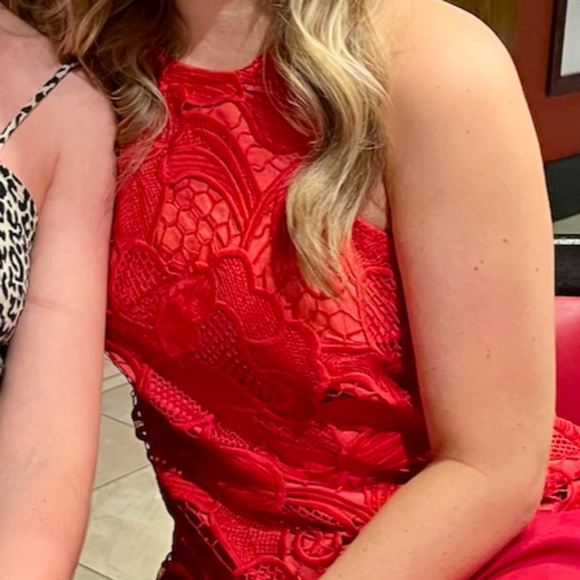 Lovers + Friends Caspian Shift Dress - Coral, size M - Picture 3 of 6